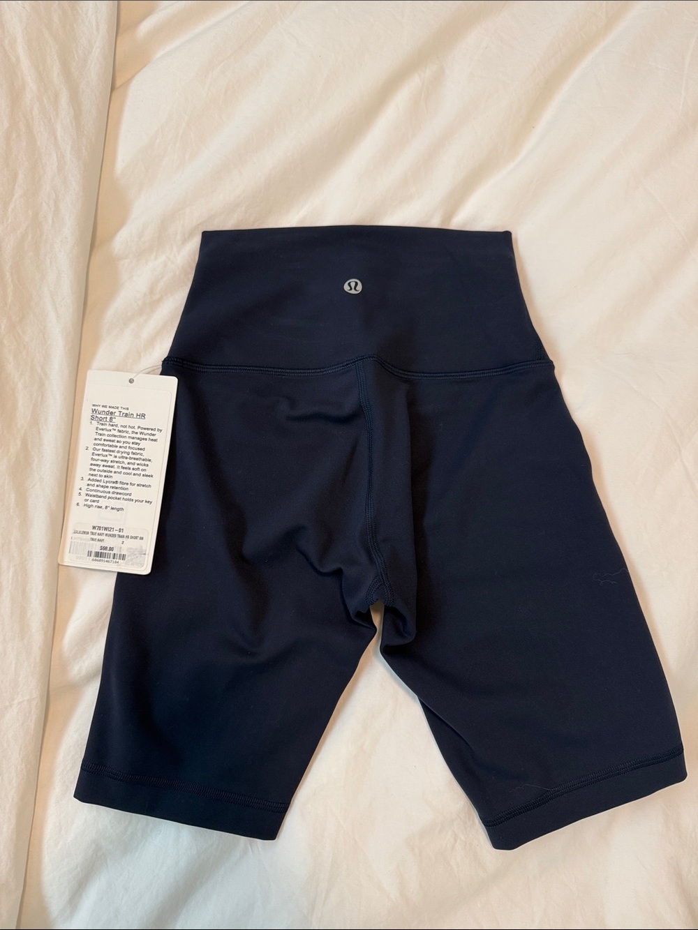 lululemon athletica High-Rise Navy Bike Shorts